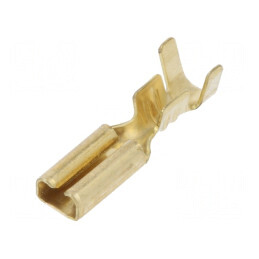 Terminal plat 2,8mm mamă 0,3÷1mm² crimpat pe cablu | Electronic-mag.ro | Componente Electronice