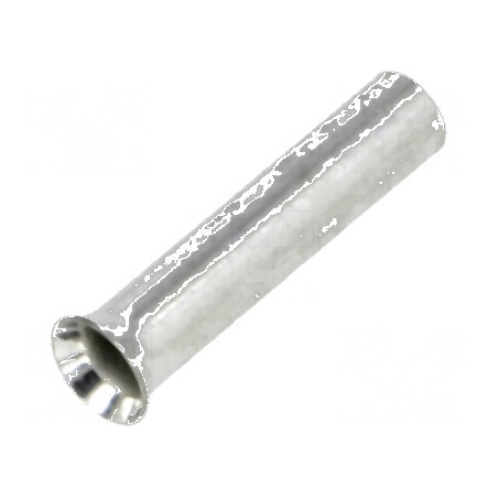 Vârf tub capăt neizolat cupru 1,5mm2 10mm cositorit 16AWG | Electronic-mag.ro | Componente Electronice