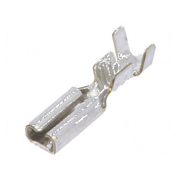Terminal plat 2,8mm mamă pentru cablu 0,3÷1mm² crimpat | Electronic-mag.ro | Componente Electronice