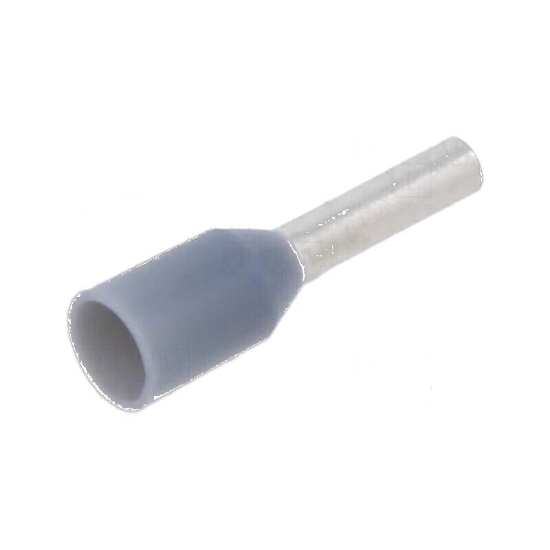 Vârf tub de capăt izolată cupru 0,75mm2 6mm gri | Electronic-mag.ro | Componente Electronice Vârf tub de capăt izolată cupru 0,75mm2 6mm gri | Electronic-mag.ro | Componente Electronice