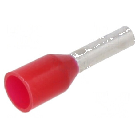 Vârf tub de capăt izolată cupru 1mm2 6mm cositorit crimpat | Electronic-mag.ro | Componente Electronice