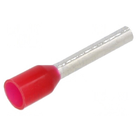 Vârf tub capăt izolat cupru 1mm² 10mm cositorit crimpat | Electronic-mag.ro | Componente Electronice