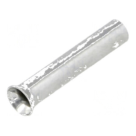 Vârf tub capăt neizolat cupru 1mm² 10mm cositorit crimpat | Electronic-mag.ro | Componente Electronice