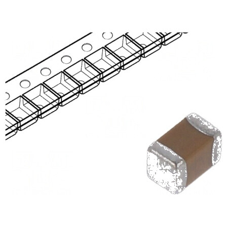 Condensator ceramic MLCC 100nF 10V X5R ±10% SMD 0402 | Electronic-mag.ro | Componente Electronice