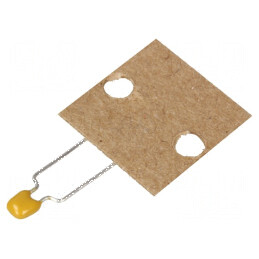 Condensator ceramic MLCC 1,5nF 50V X7R ±10% THT 5mm | Electronic-mag.ro | Componente Electronice