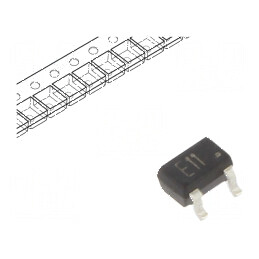 Tranzistor PNP bipolar BRT 50V 0,1A SOT323 | Electronic-mag.ro | Componente Electronice