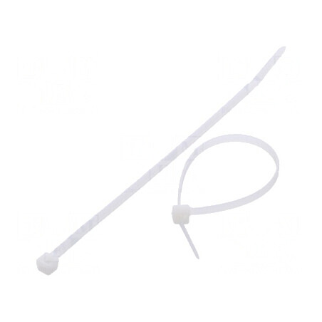Colier de strângere poliamidă 150mm x 3,6mm 177N naturală | Electronic-mag.ro | Componente Electronice