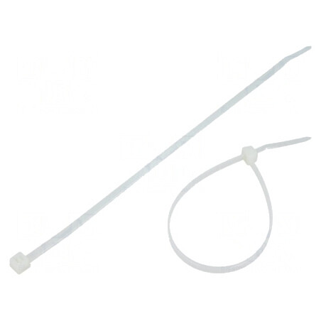 Colier de strângere poliamidă 180mm 3,6mm 177N naturală | Electronic-mag.ro | Componente Electronice