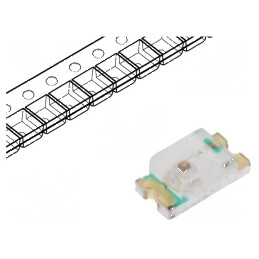 LED SMD 0603 galben 80-120mcd 1,6x0,8x0,6mm 130° 20mA 60mW | Electronic-mag.ro | Componente Electronice