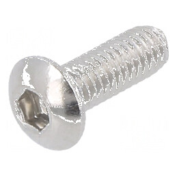 Şurub M3x8 Cap Buton Imbus HEX 2mm Oțel Inoxidabil A2 | Electronic-mag.ro | Componente Electronice