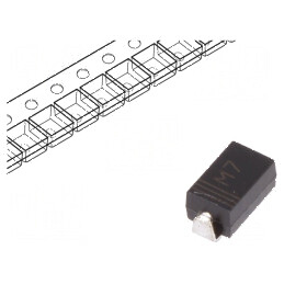 Diodă SMD 1kV 1A SMAJ - Redresor Ufmax 1,1V Ifsm 30A | Electronic-mag.ro | Componente Electronice
