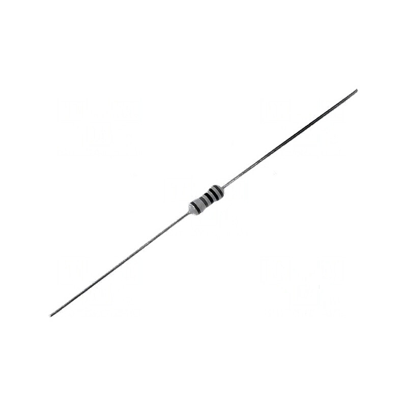 Rezistor metal film THT 9,1kΩ 0,6W ±1% Ø2,4x6,3mm 50ppm/°C | Electronic-mag.ro | Componente Electronice