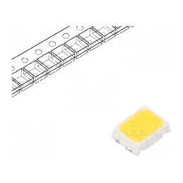 LED SMD 2216 PLCC2 Alb Cald 3-9lm 2700-3225K 20mA | Electronic-mag.ro | Componente Electronice