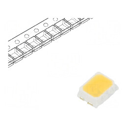 LED SMD 2216 PLCC2 Alb 6-10lm 3880-4220K 20mA | Electronic-mag.ro | Componente Electronice