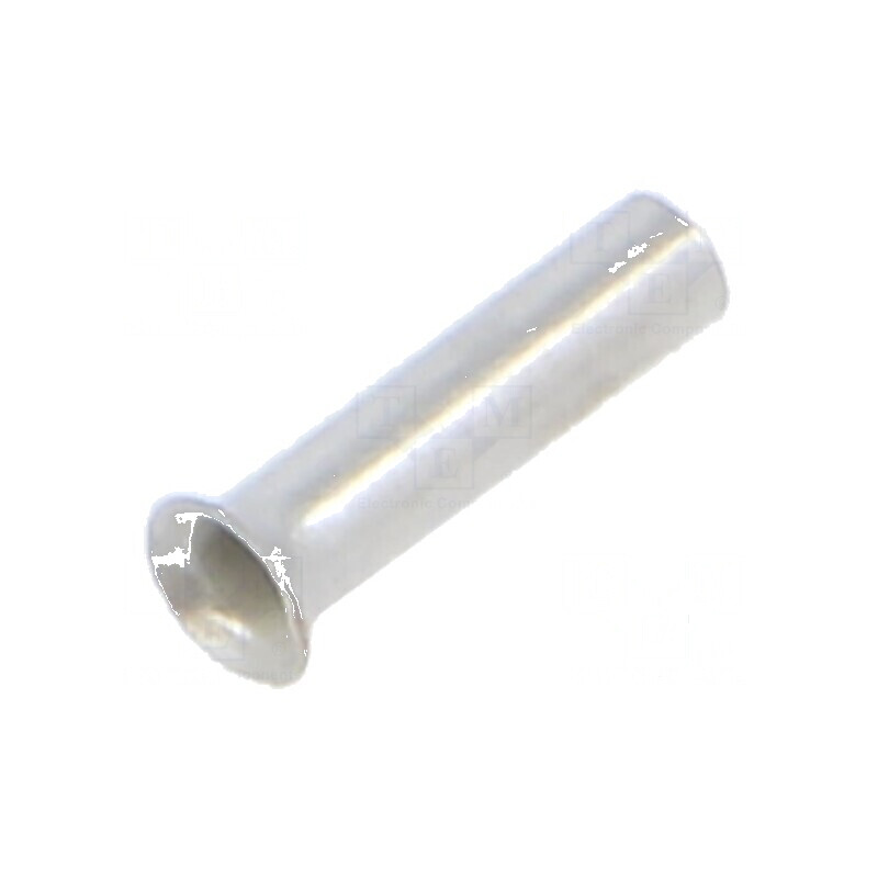 Vârf tub de capăt neizolat cupru 0,5mm² 6mm cositorit | Electronic-mag.ro | Componente Electronice Vârf tub de capăt neizolat cupru 0,5mm² 6mm cositorit | Electronic-mag.ro | Componente Electronice