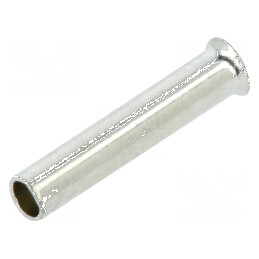 Vârf tub de capăt neizolat cupru 0,75mm2 8mm cositorit | Electronic-mag.ro | Componente Electronice