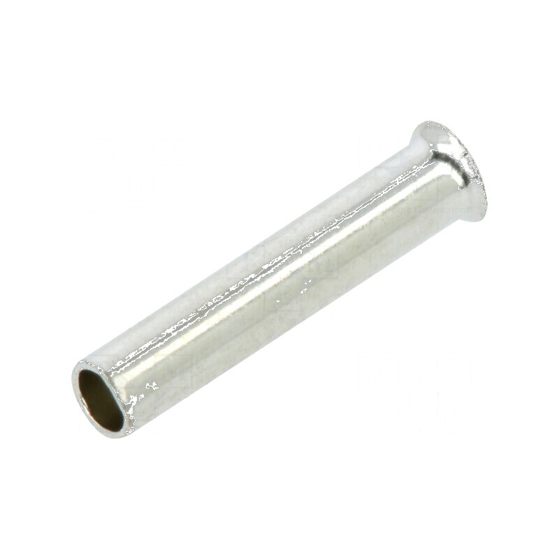 Vârf tub de capăt neizolat cupru 0,75mm2 8mm cositorit | Electronic-mag.ro | Componente Electronice