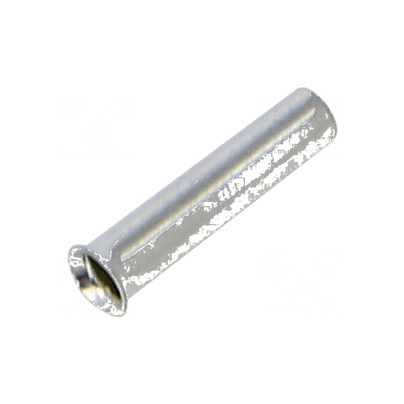 Vârf tub de capăt neizolat cupru 1mm² 8mm cositorit crimpat | Electronic-mag.ro | Componente Electronice