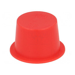 Obturator Corp Roșie 29,7mm x 13,8mm LDPE SafeCAP | Electronic-mag.ro | Componente Electronice