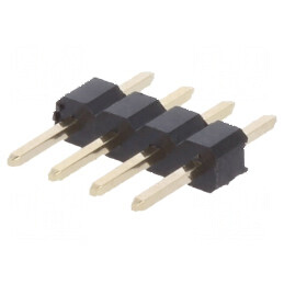 Conector şir pini tată 1x4, PIN 4, 2mm THT | Electronic-mag.ro | Componente Electronice