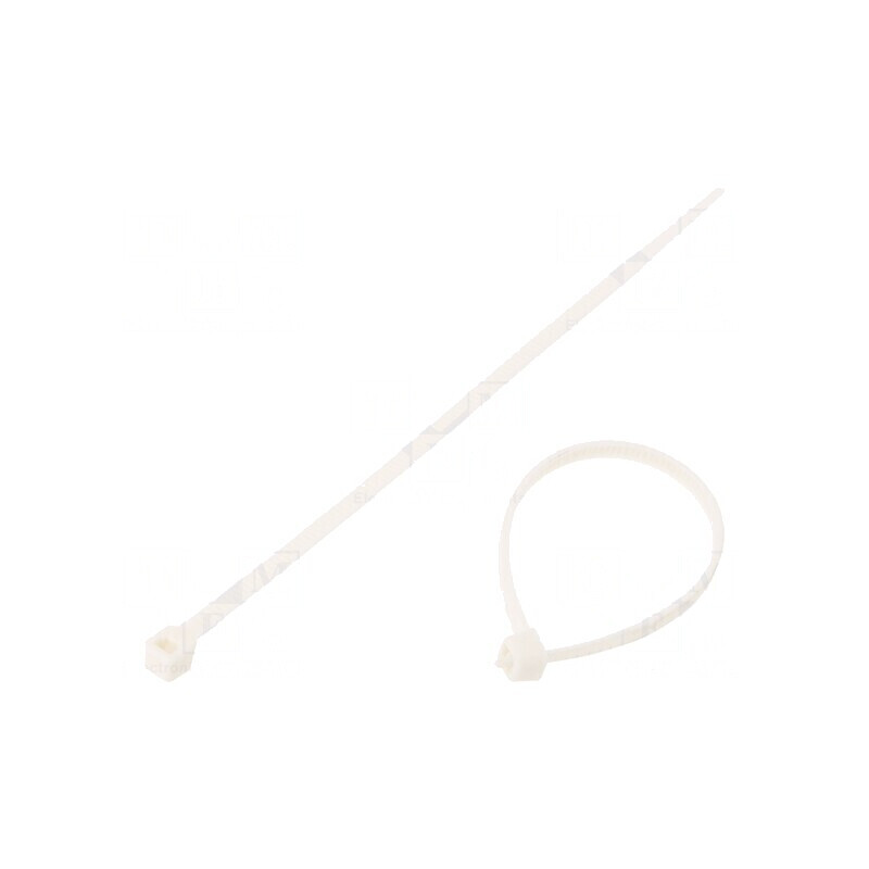 Colier de strângere poliamidă 100mm 2,5mm 80N albă | Electronic-mag.ro | Componente Electronice Colier de strângere poliamidă 100mm 2,5mm 80N albă | Electronic-mag.ro | Componente Electronice