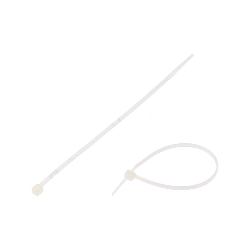Colier de strângere poliamidă 80N L: 142mm W: 2,5mm naturală | Electronic-mag.ro | Componente Electronice Colier de strângere poliamidă 80N L: 142mm W: 2,5mm naturală | Electronic-mag.ro | Componente Electronice