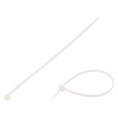 Colier de strângere poliamidă 80N L: 142mm W: 2,5mm naturală | Electronic-mag.ro | Componente Electronice