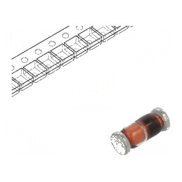 Diodă SMD 100V 0,15A 4ns MiniMELF | Electronic-mag.ro | Componente Electronice