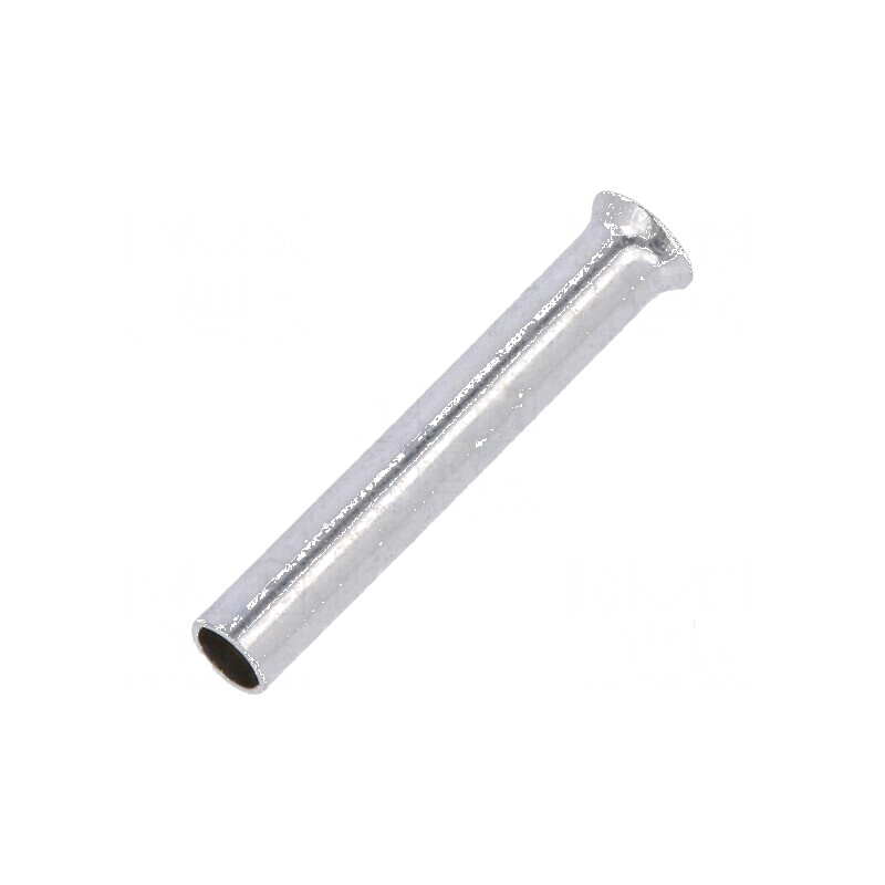 Vârf tub capăt neizolat cupru 0,75mm2 10mm cositorit | Electronic-mag.ro | Componente Electronice