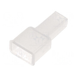 Carcase terminale tată 6,3mm pentru conectori - 1 pistă | Electronic-mag.ro | Componente Electronice