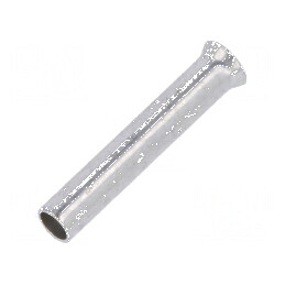 Vârf tub cupru 1mm² 10mm neizolat cositorit crimpat | Electronic-mag.ro | Componente Electronice