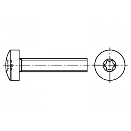 Şurub M3x6 Cap Rotund Torx TX10 Oţel Zincat ISO 14583 | Electronic-mag.ro | Componente Electronice