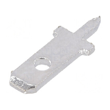 Terminal plat 2,8mm 0,8mm tată THT alamă argintată | Electronic-mag.ro | Componente Electronice