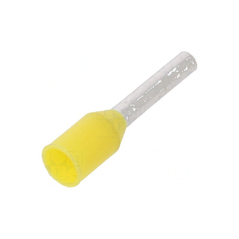 Vârf tub de capăt izolată 1mm² 8mm cositorit galbenă | Electronic-mag.ro | Componente Electronice Vârf tub de capăt izolată 1mm² 8mm cositorit galbenă | Electronic-mag.ro | Componente Electronice