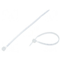 Colier de strângere poliamidă naturală L: 71mm W: 1,6mm | Electronic-mag.ro | Componente Electronice