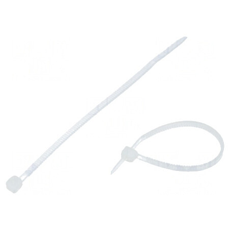 Colier de strângere poliamidă naturală L: 71mm W: 1,6mm | Electronic-mag.ro | Componente Electronice