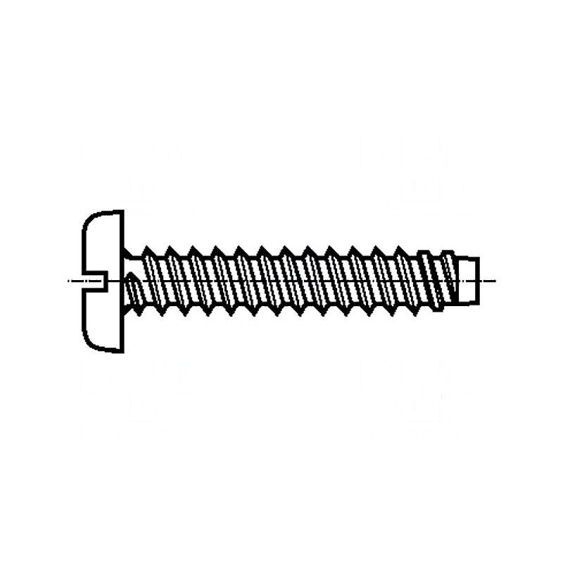 Şurub pentru plastic 2,9x4,5 mm cu cap rotund crestat din oţel | Electronic-mag.ro | Componente Electronice Şurub pentru plastic 2,9x4,5 mm cu cap rotund crestat din oţel | Electronic-mag.ro | Componente Electronice