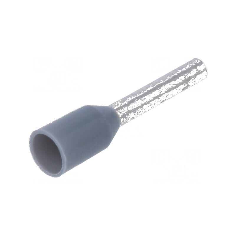 Vârf tub capăt izolat cupru 0,75mm² 8mm gri cositorit | Electronic-mag.ro | Componente Electronice Vârf tub capăt izolat cupru 0,75mm² 8mm gri cositorit | Electronic-mag.ro | Componente Electronice