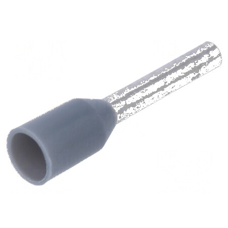 Vârf tub capăt izolat cupru 0,75mm² 8mm gri cositorit | Electronic-mag.ro | Componente Electronice