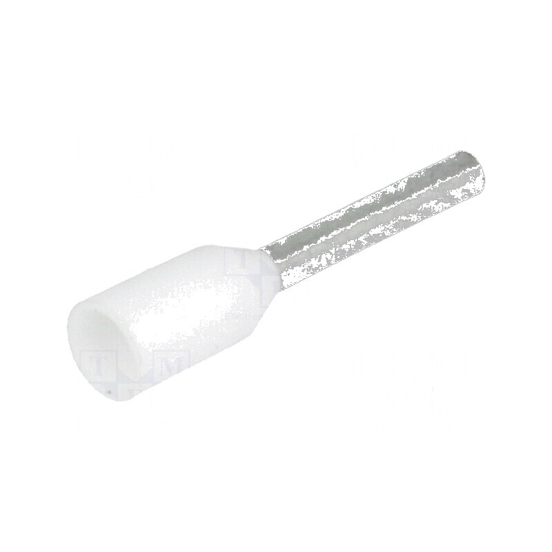 Vârf tub capăt izolat cupru 0,5mm2 8mm cositorit crimpat | Electronic-mag.ro | Componente Electronice