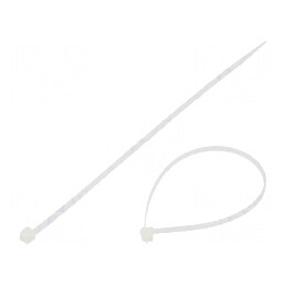 Colier de strângere poliamidă 160mm 2,5mm 80N naturală | Electronic-mag.ro | Componente Electronice