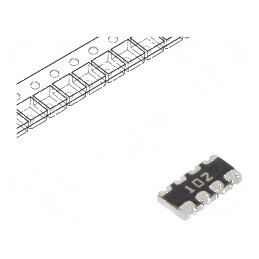 Rezistor multipolar Y SMD 1kΩ ±5% 62,5mW 4 rezistori 50V | Electronic-mag.ro | Componente Electronice