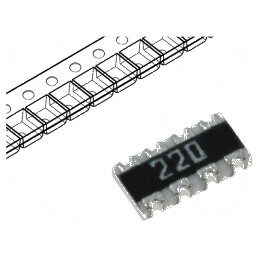 Rezistor multipolar Y SMD 22Ω ±5% - 4 rezistori | Electronic-mag.ro | Componente Electronice