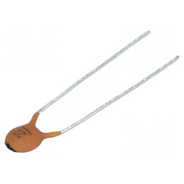 Condensator ceramic 22pF 100V C0G (NP0) ±10% THT 5mm | Electronic-mag.ro | Componente Electronice