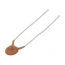 Condensator ceramic 470pF 100V Y5P ±10% THT 5mm | Electronic-mag.ro | Componente Electronice