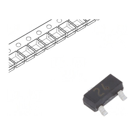 Diodă SMD 100V 215mA 4ns SOT23 - Redresor | Electronic-mag.ro | Componente Electronice
