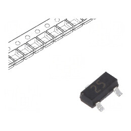 Diodă SMD 100V 215mA 4ns SOT23 Ufmax 0,855V | Electronic-mag.ro | Componente Electronice