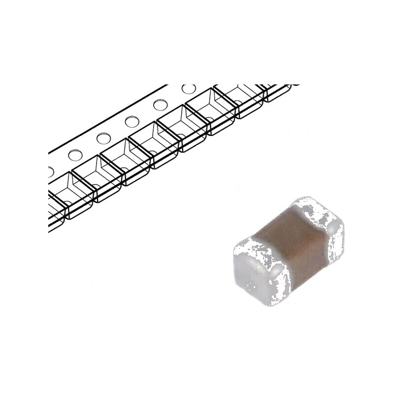 Condensator ceramic MLCC 1uF 25V X5R ±10% SMD 0402 | Electronic-mag.ro | Componente Electronice