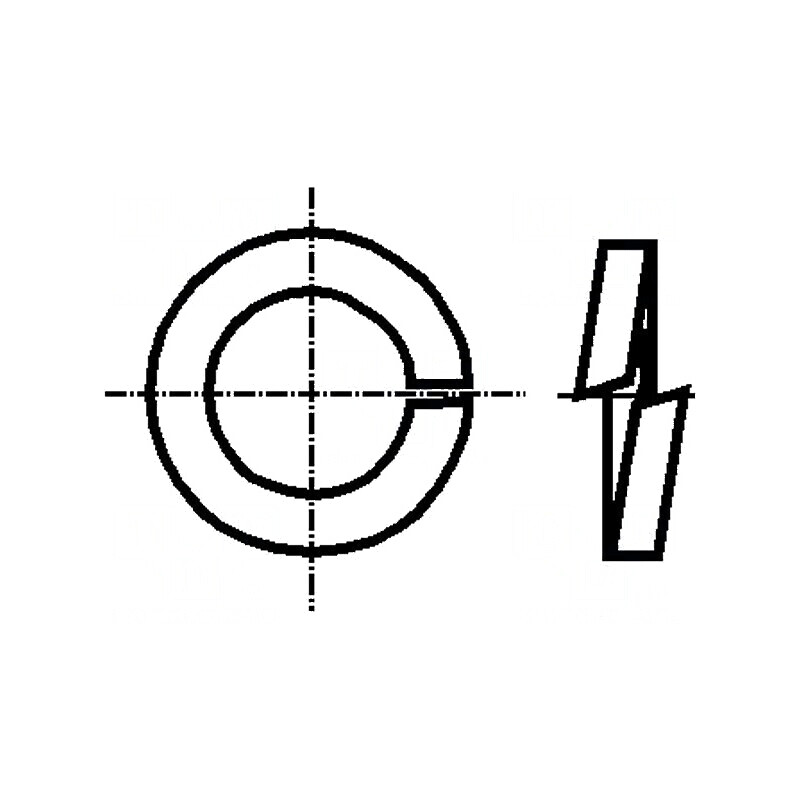 Şaibă elastică M8 D14,8mm h2mm oțel inoxidabil A2 | Electronic-mag.ro | Componente Electronice