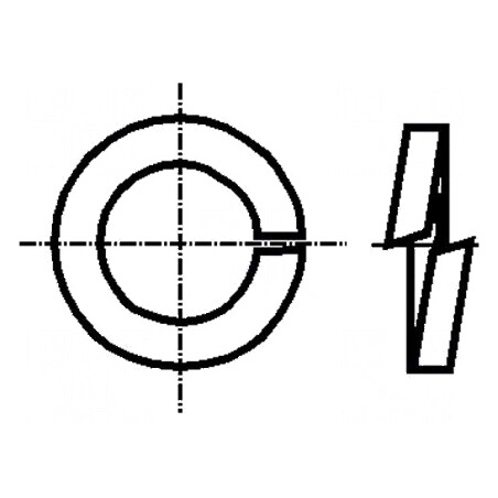Şaibă elastică M8 D14,8mm h2mm oțel inoxidabil A2 | Electronic-mag.ro | Componente Electronice